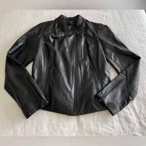 Halogen Leather Jacket